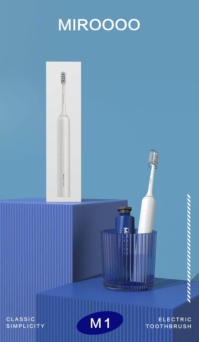 OEM USB Charging Sonic Electric Toothbrush IPX7 Waterproof Customized 0