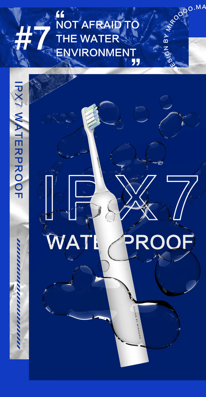 OEM USB Charging Sonic Electric Toothbrush IPX7 Waterproof Customized 10